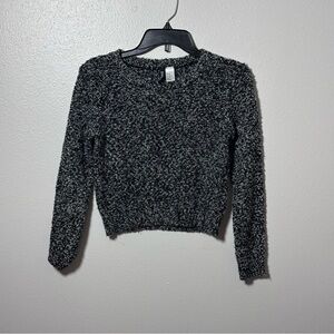 Divided By H&M Women Gray/Black Knit Sweater Size XS.